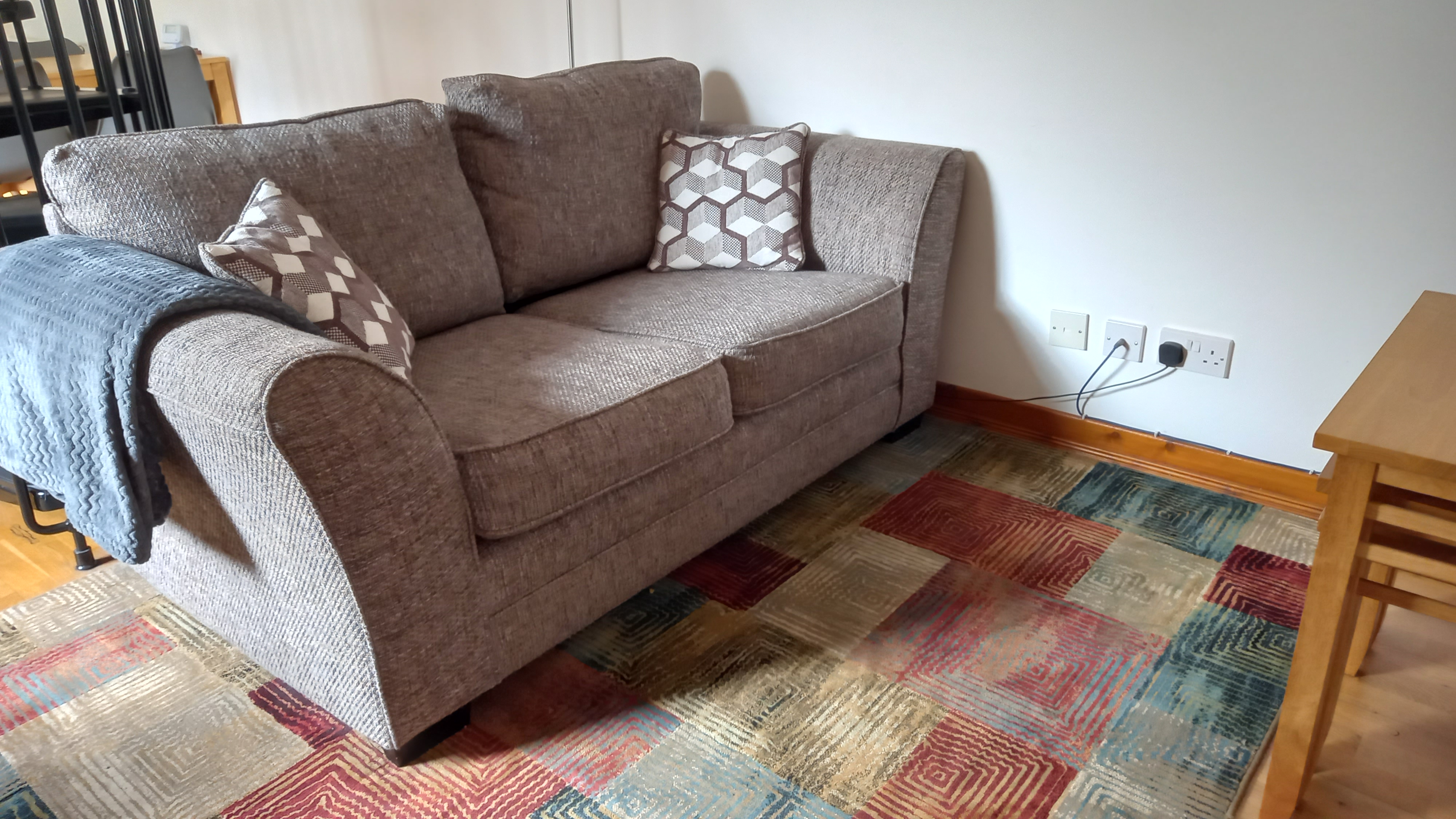 Seating area double sofa